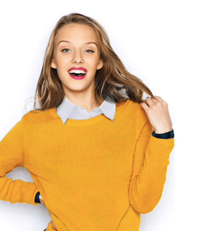 Mustard jumper hotsell with white shirt