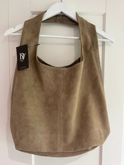 Cognac Suede Shoulder Bag TLM Edit 