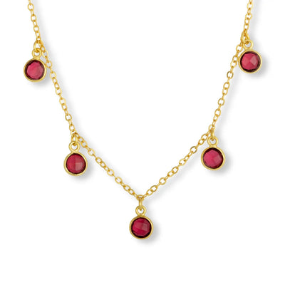 Maeve Charm Tourmaline Necklace Necklace Ashiana 