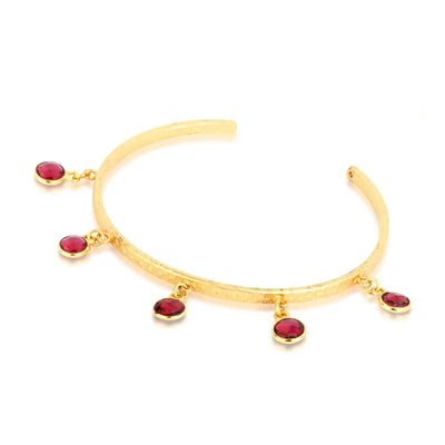 Mauve Gold Tourmaline Bracelet TLM Edit 