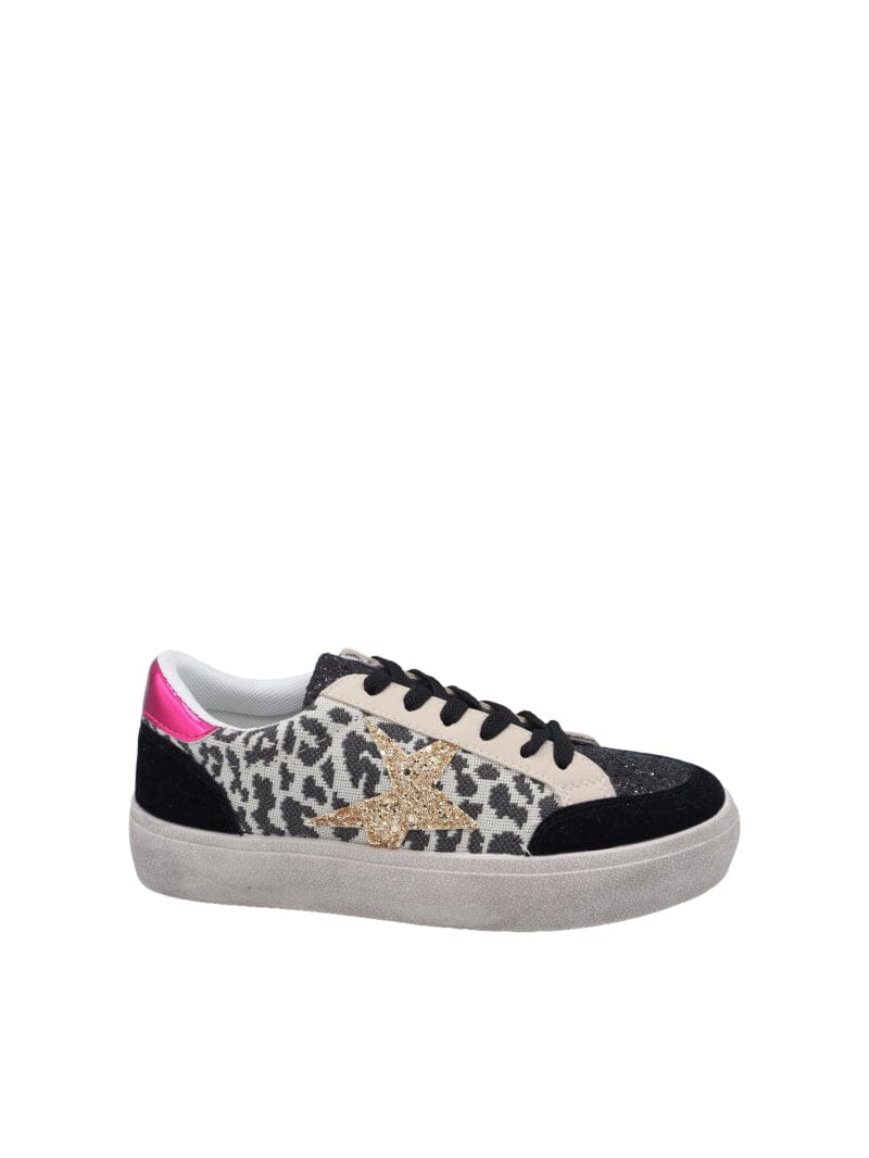 Ladies leopard print trainers on sale