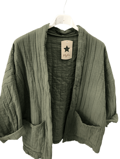 Olive Quilted Jacket Jacket TLM Edit 